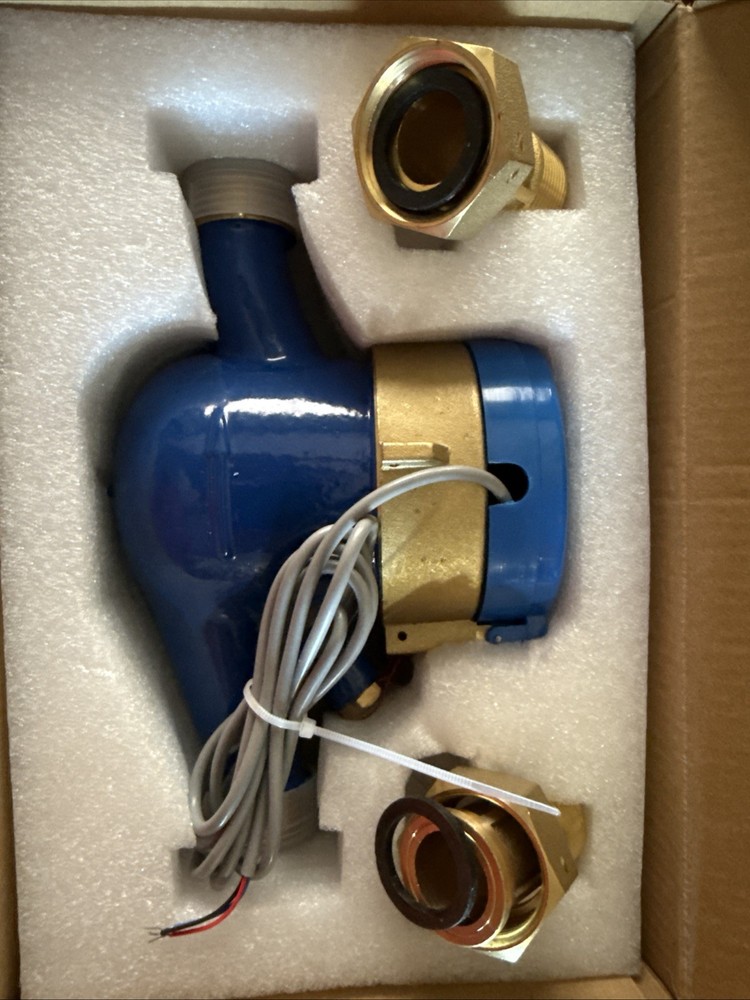Accurate 3/4" NPT Cold Water Meter with Accessories – Ideal for Efficient Usage