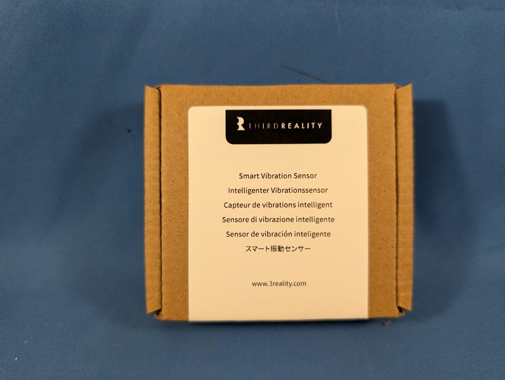 THIRDREALITY Zigbee Vibration Sensor, 110dB Alarm, Adjustable Sensitivity