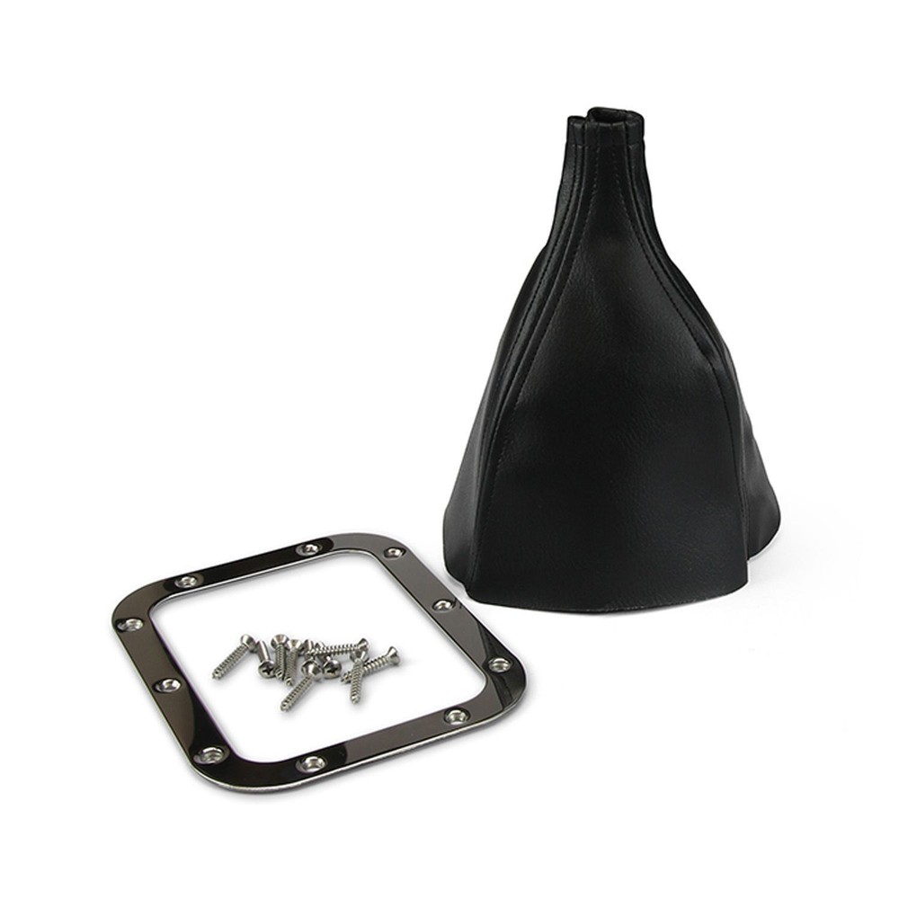 Lokar 70 Fmb Rectangular Floor Mount Shifter Boot With Ring