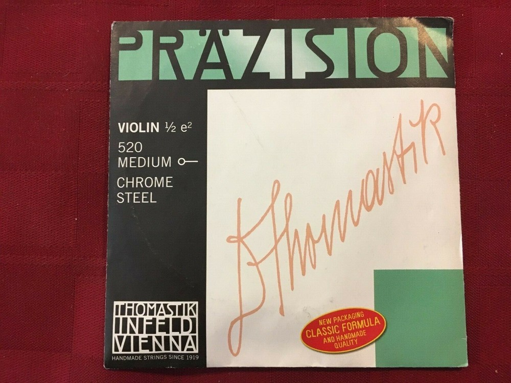 THOMASTIK INFIELD PRAZISION 1/2 VIOLIN E STRING, BALL END MEDIUM - 520  50EH