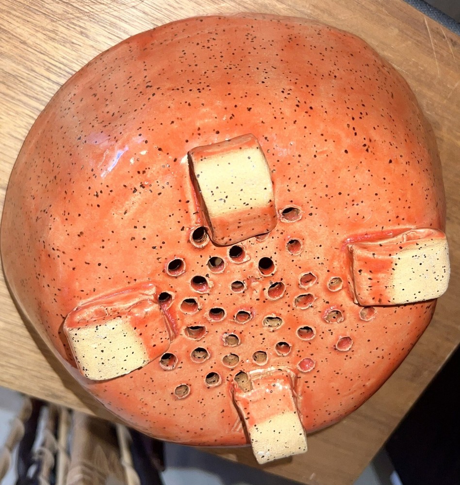 Handmade ceramic Fruit Bowl/ Colander