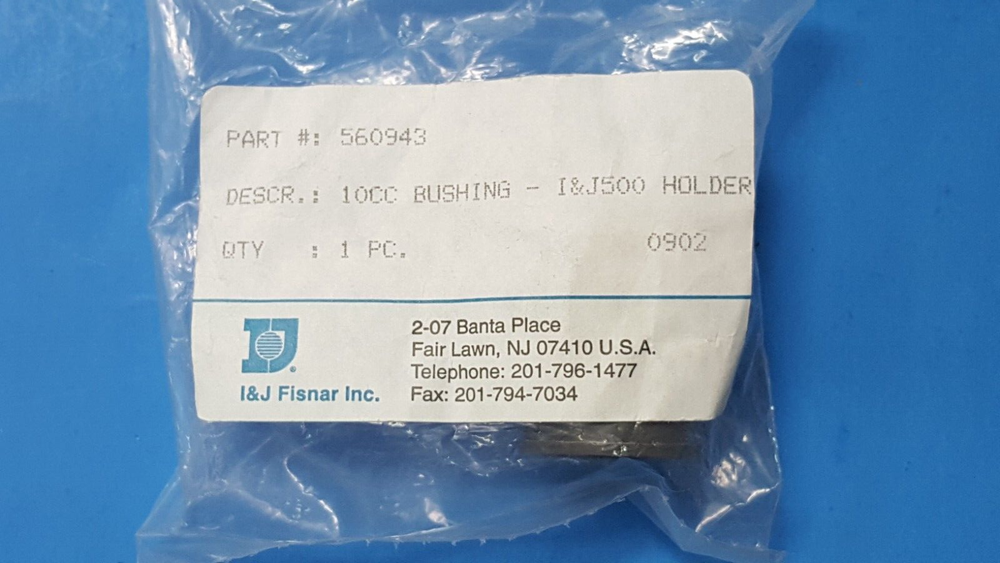I & J500 HOLDER , 10cc Adapter Bushing , 560943