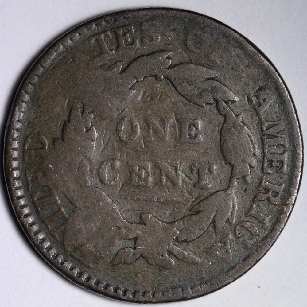 1817 Coronet Head Large Cent NEAT COUNTERSTAMP E101 VKCF