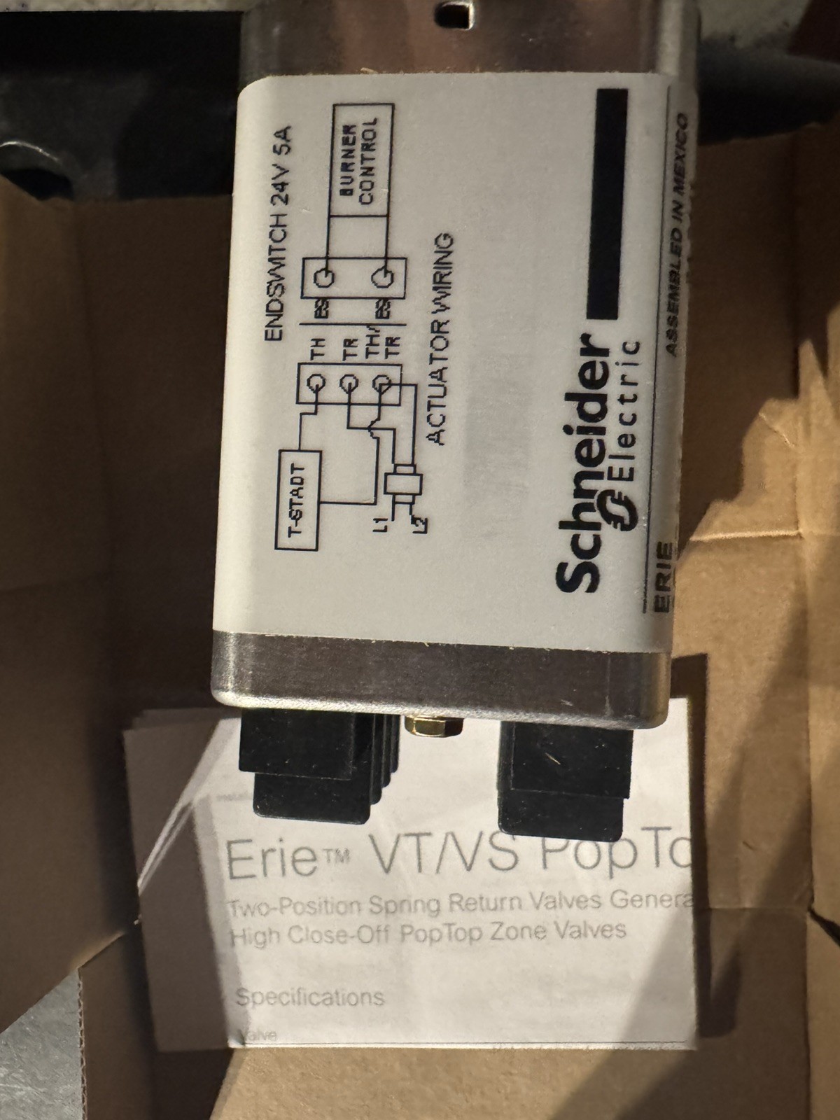 ERIE AG13A01A Actuator with End Switch, 24V