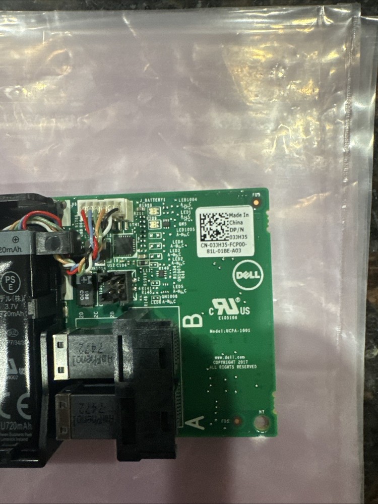 Dell PERC H740P 03JH35 8GB NV Cache PCI-E SAS SATA RAID Controller
