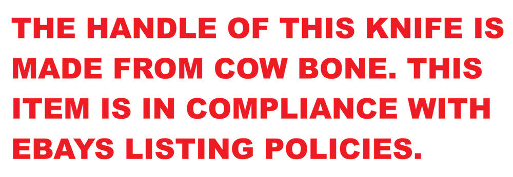 Marbles Master Made Large Toothpick Folding Knife Stainless Blade Bone Handle