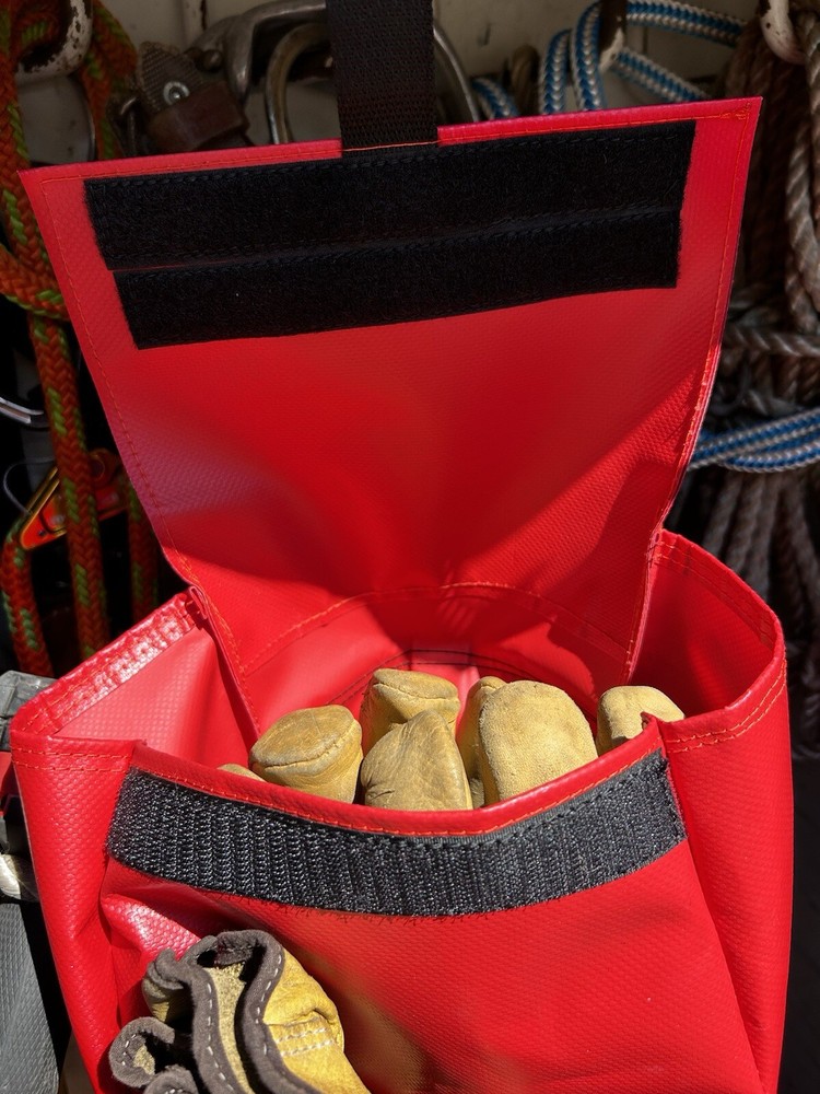 Lineman tools, Glove Bag Red, Lineman Bag