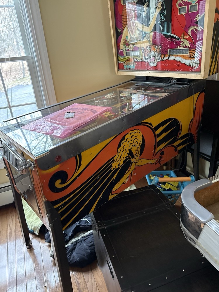 Bally Mata Hari Original Pinball Machine Arcade Game