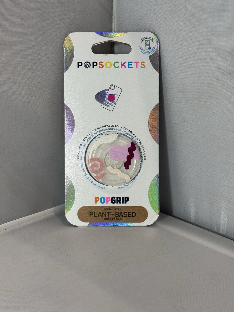 PopSockets PlantCore Translucent Cell Phone Grip & Stand - Memphis Mod