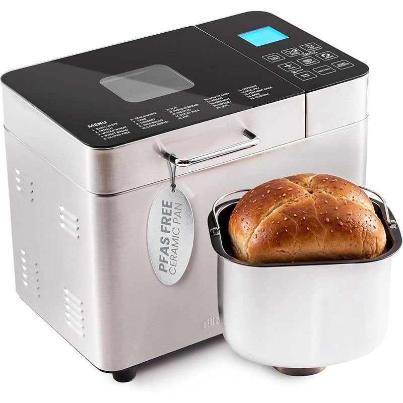 Non-toxic Ceramic Bread Maker 19 Programs Touch Control Fresh Homemade Bread New