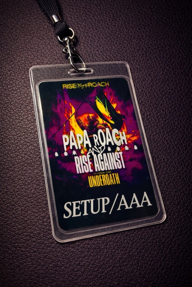 Papa Roach All Access Working Laminate Pass