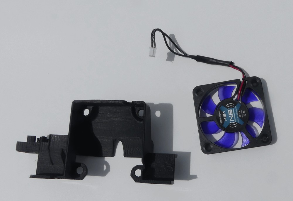 GameCube 50mm Fan Adapter Complete Replacement Kit Bracket + Fan + Cable