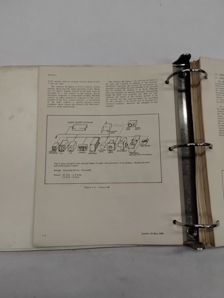 Mitchell Automatic Flight Systems Century II &III Optional Equipment Service