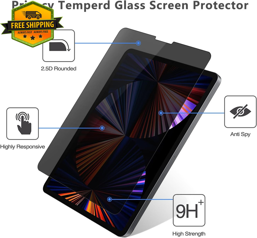 Privacy Screen Protector for Samsung Galaxy Tab A9 Plus 11 2023 A9+ Glass