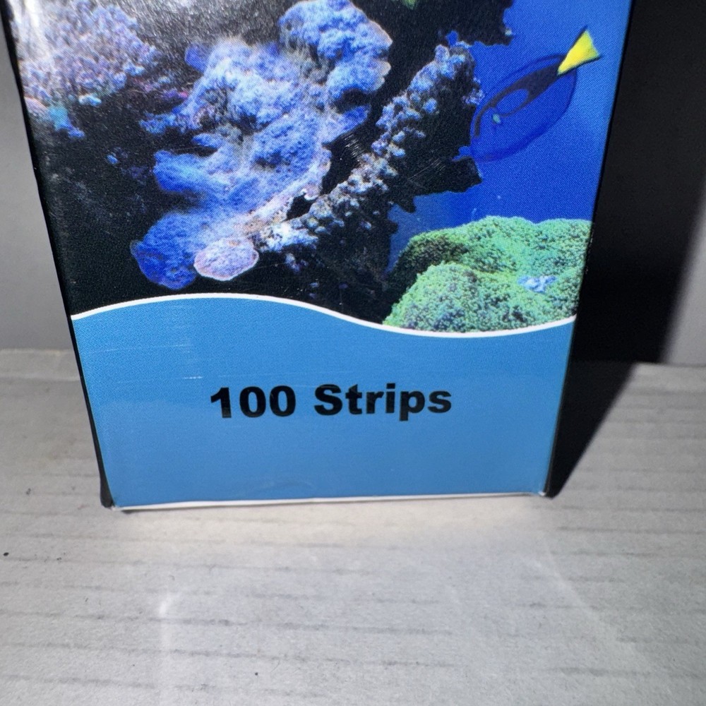 Pulaco Aquarium Test Strips 100 Count Bottle Sealed