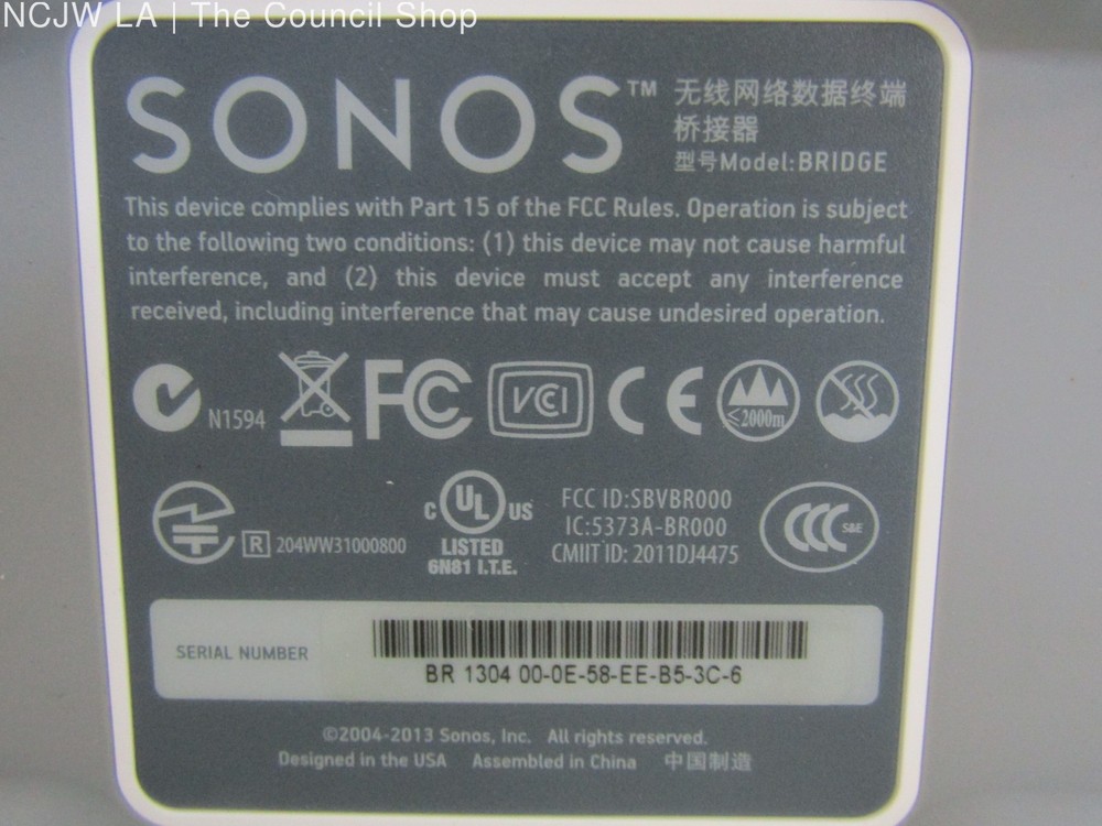 Sonos Bridge