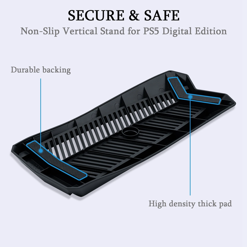 VERTICAL STAND FOR PS5 DIGITAL EDITION - BLACK (KJH-PS5-007)