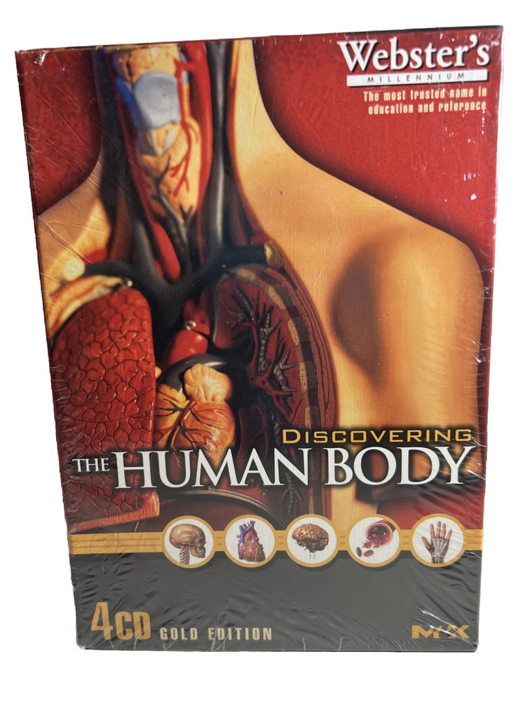 Webster's Millennium Discovering the Human Body Gold CD-ROM Box Set Software
