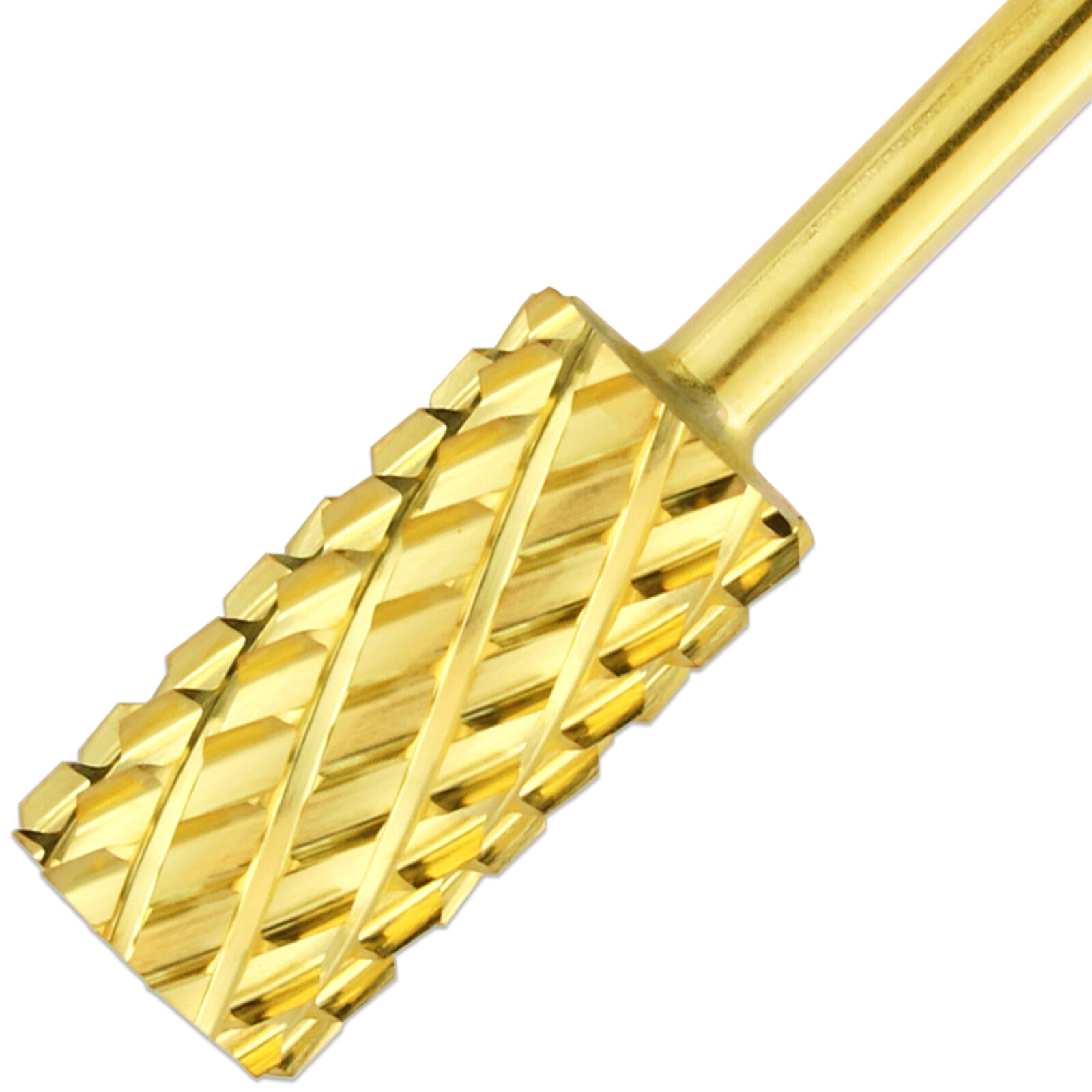 PANA Crystal Top Large/Small Barrel Nail Carbide Bit-Shank 3/32" - Gold/Silver