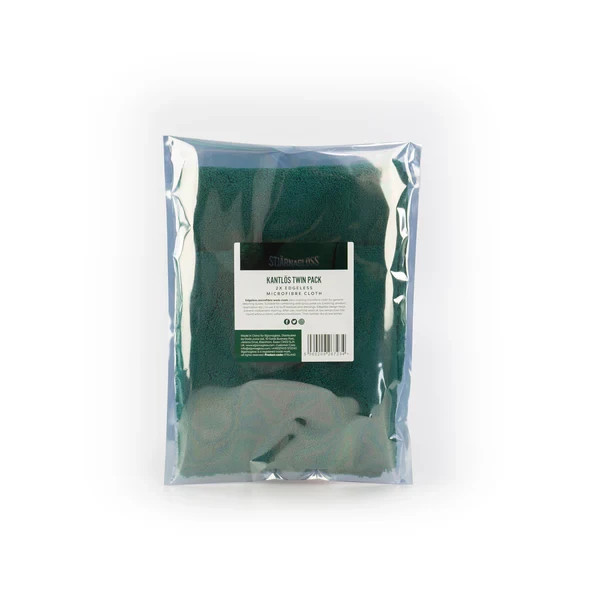 Stjarnagloss Kantlos twin - twin pack microfibre work cloths