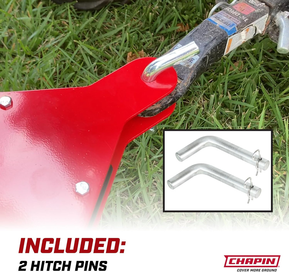 Broadcast Spreader Tow Pull Behind ATV Seed Fertilizer Dispenser 2.2 Cu. Ft.
