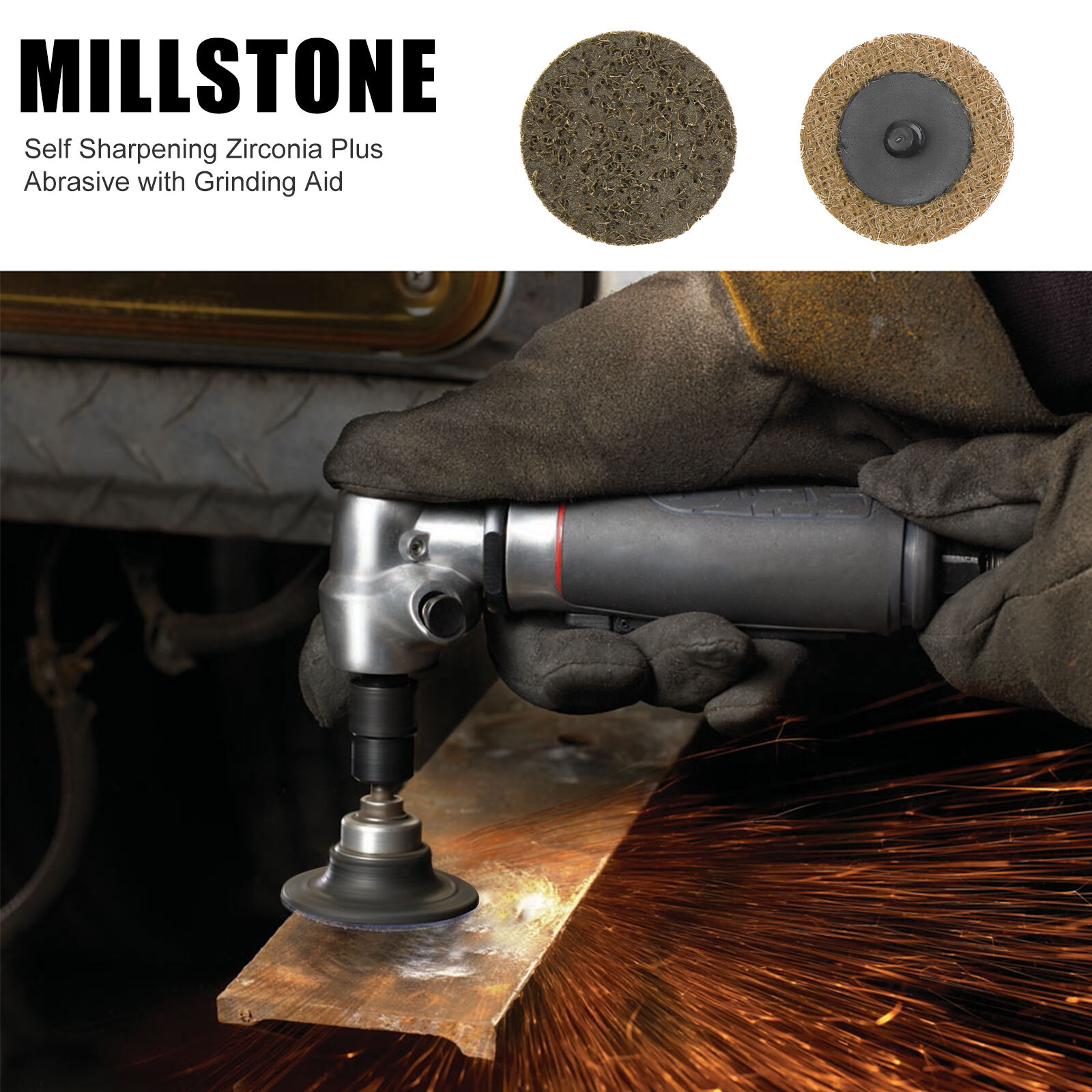 50PCS 2 inch Coarse Surface Conditioning Roll Lock Sanding Discs for Die Grinder