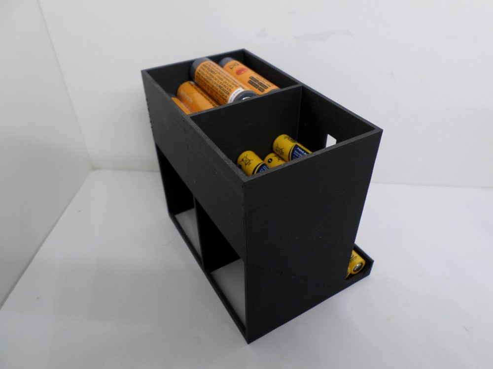 AA - AAA Battery Storage Dispenser / Organizer, 3D Printed!