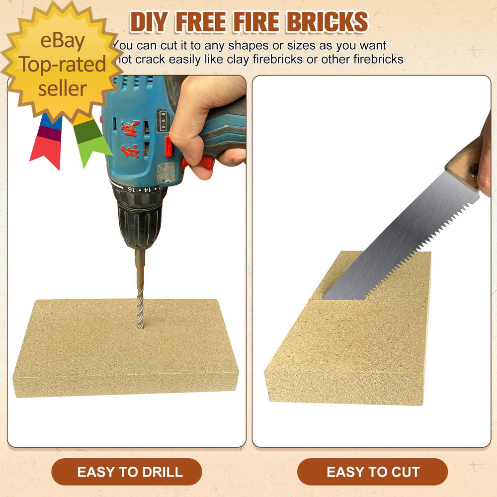 Fire Bricks Firebrick High Temperature Insulated Firebricks for Wood Stoves