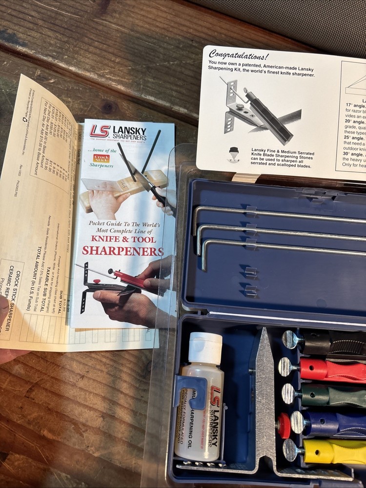 Lansky Professional Sharpening System Kit, + Clamp, + Diamond stone!