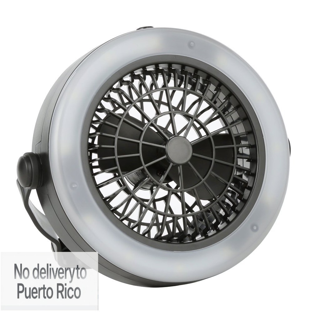 2-in-1 Camping Lantern with Ceiling Fan