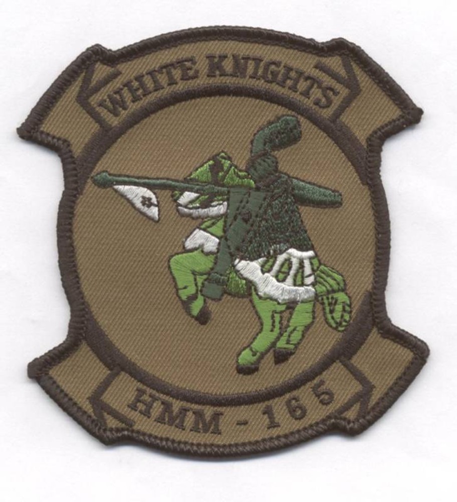 HMM-165 "WHITE KNIGHTS"  subdued #3 heritage patch