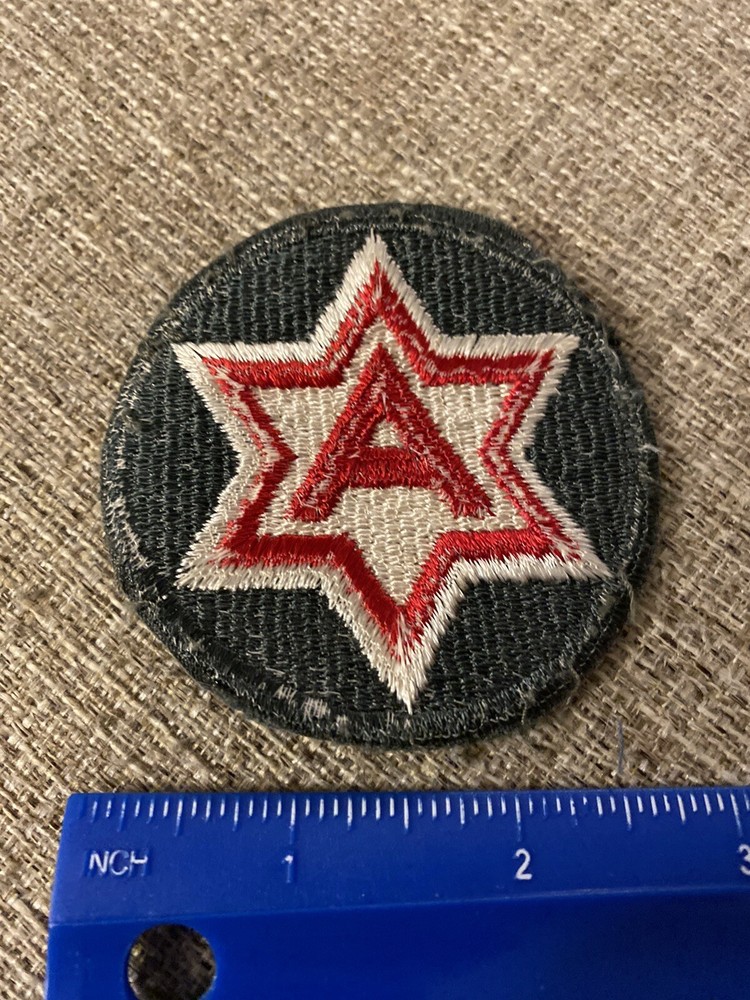 US Army 6th Army A Patch INV7634