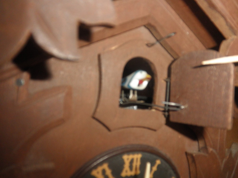 Cuckoo Clock German Black Forest made working 1 Day CK3302B
