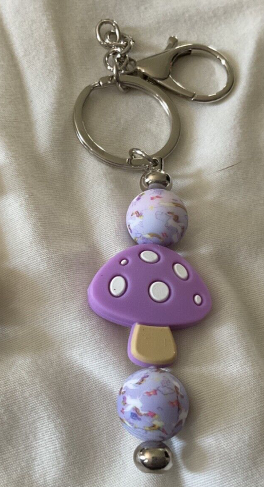 New Handmade Personalized Beaded Keychain/Decorative Bag Charm Multicolor/Theme