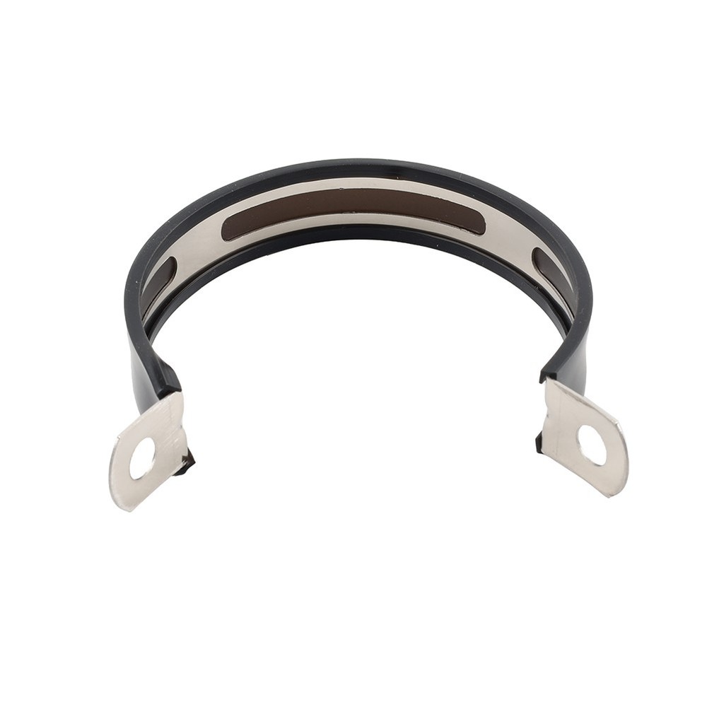 Universal Motor Exhaust Clamp 89MM Mount Bracket Fixed Ring Hanger Support