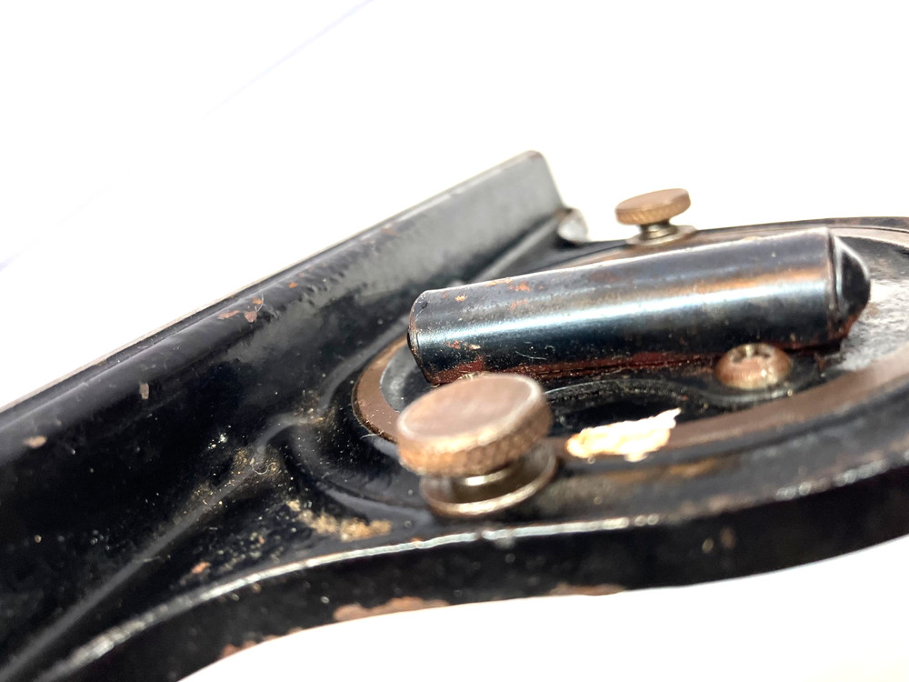 Vintage Machinist Protractor Head Angle Level Tool Cast Iron MFG-Unknown