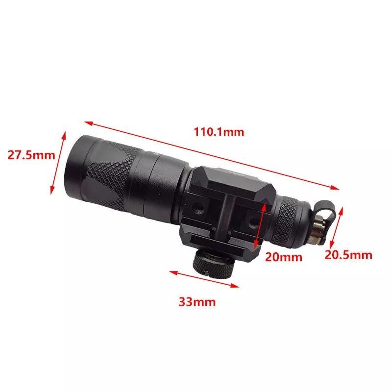 For M300V IR Flashlight White LED Light & IR Infrared Output Pressure Switch