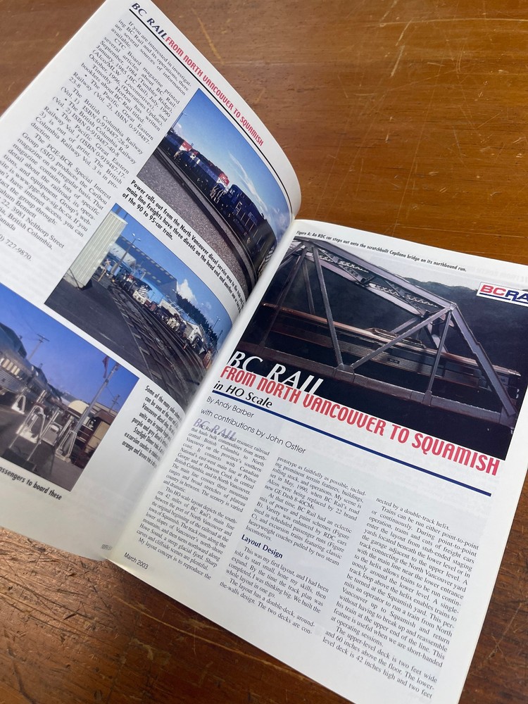 NMRA Bulletin ~ March 2003 ~ Modeling BC Rail ~ Adding DCC & Sound to a GP-9