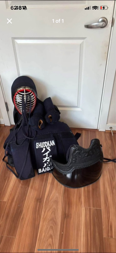 Kendo bogu complete set medium size adult comes with a backpack