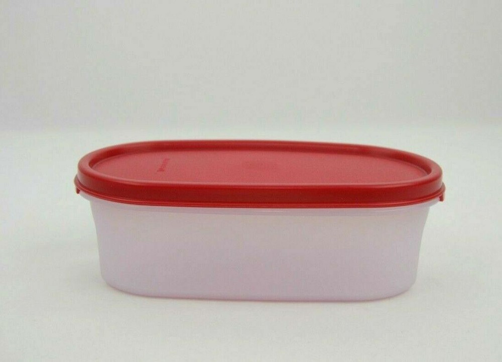 Tupperware Modular Mate 5 Piece Oval Set Red New