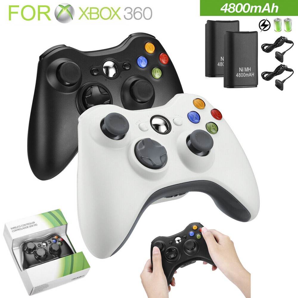 For Microsoft Xbox 360/360S/360E Controller Wireless Windows 11/10/8/7 Gamepad