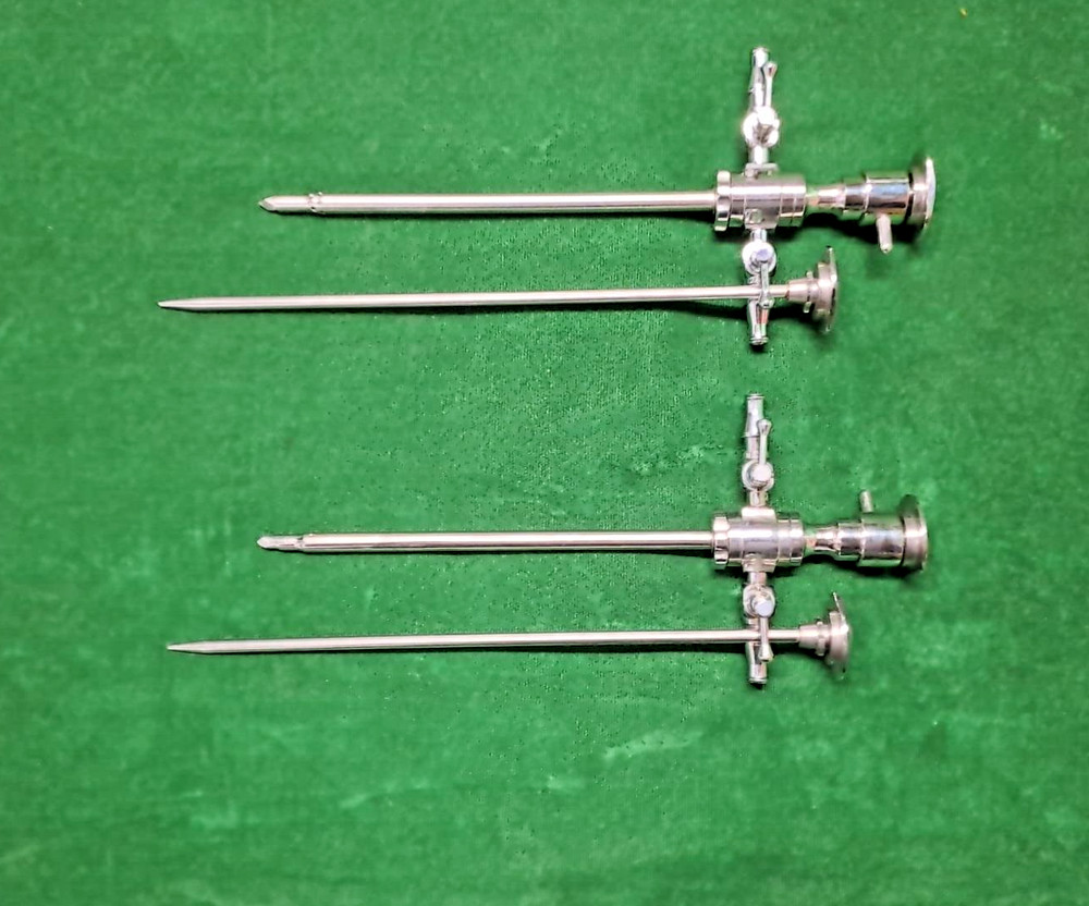 Laparoscopic Arthroscopy Sheath 4mm Reusable Best Quality Instruments - 2 Set