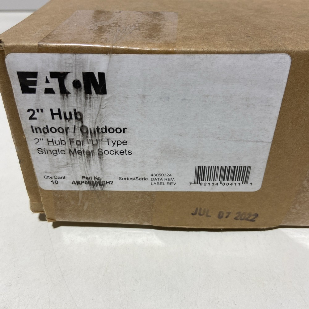 (10)-Eaton 2 In. Removable Meter Socket Hub Model: ARP00006CH2