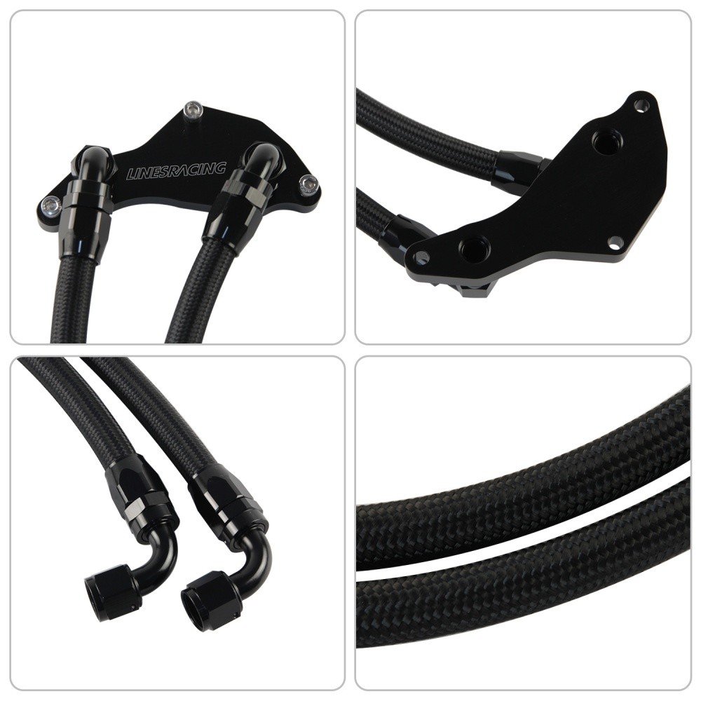 AN10 19 Row Oil Cooler Kit Thermostat Adapter For BMW N54/N55 335i 335is 335xi