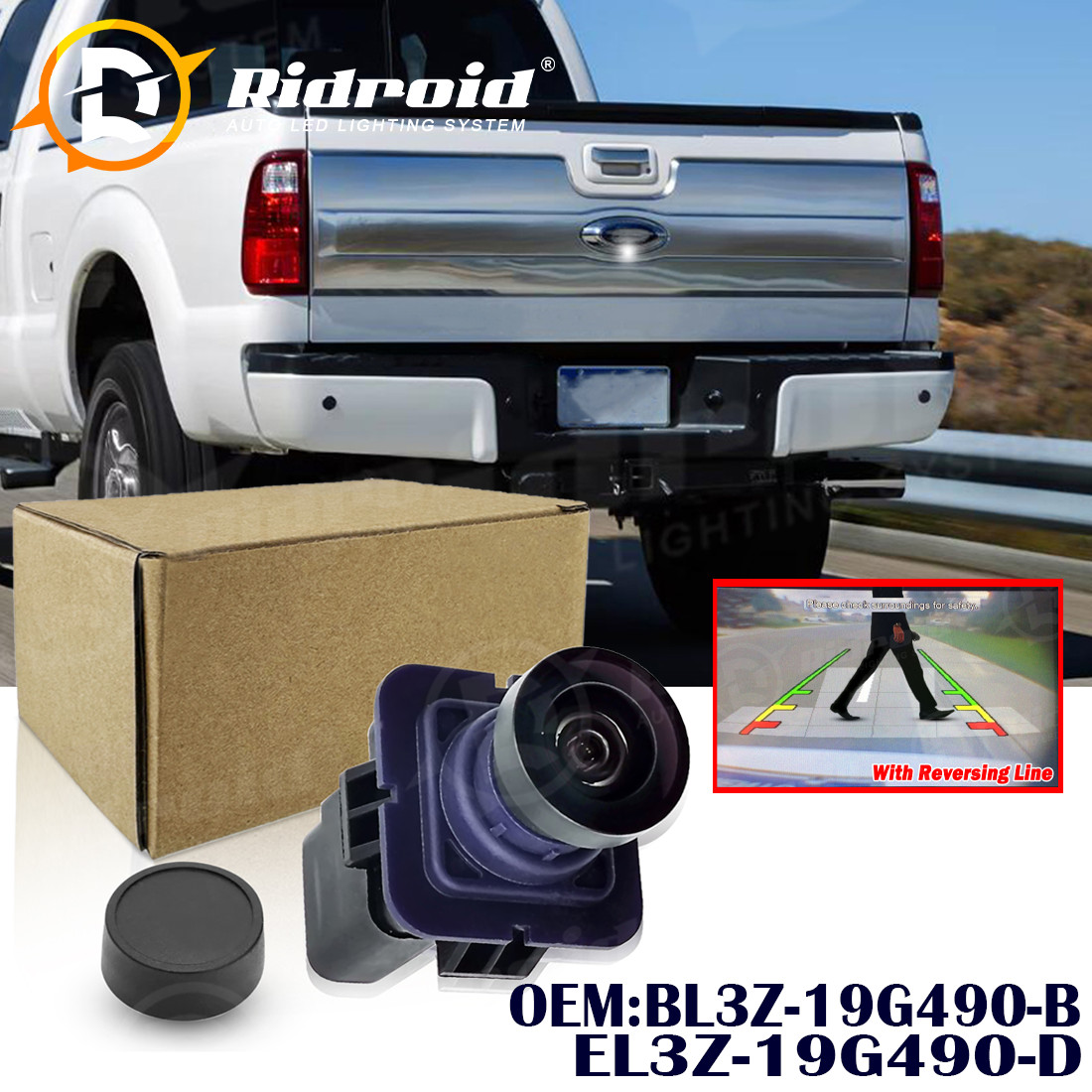 New OEM 2012 - 2014 Ford F150 Backup Reverse Parking Camera EL3Z-19G490-D