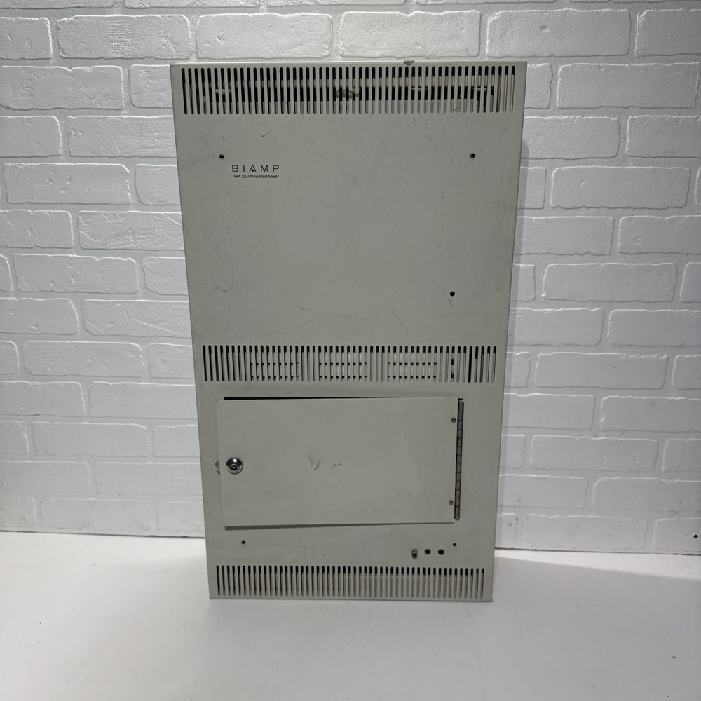 BIAMP IWA-250 Wall Mounted Powered Mixer Amplifier