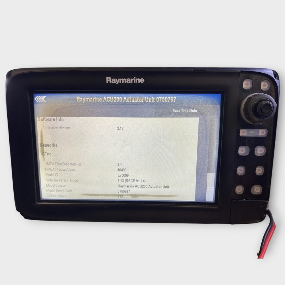 Raymarine Evolution Autopilot ACU-200 Actuator Control Unit E70099 90-Day Wnty