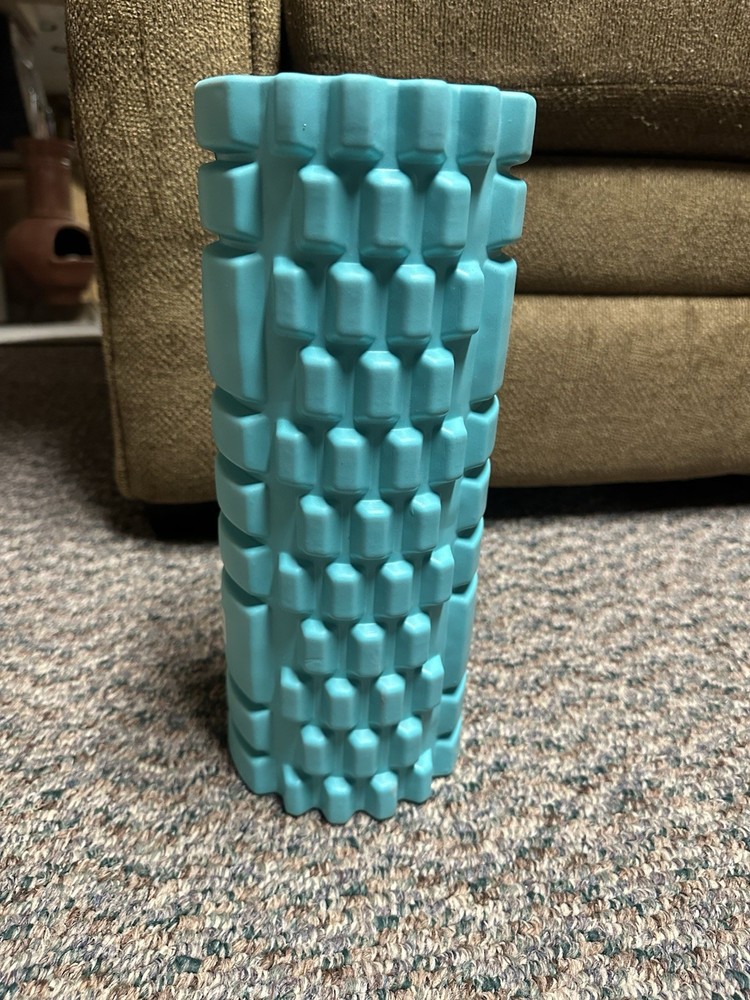 Recovery Foam Roller Medium Density 12.5” Aqua Blue