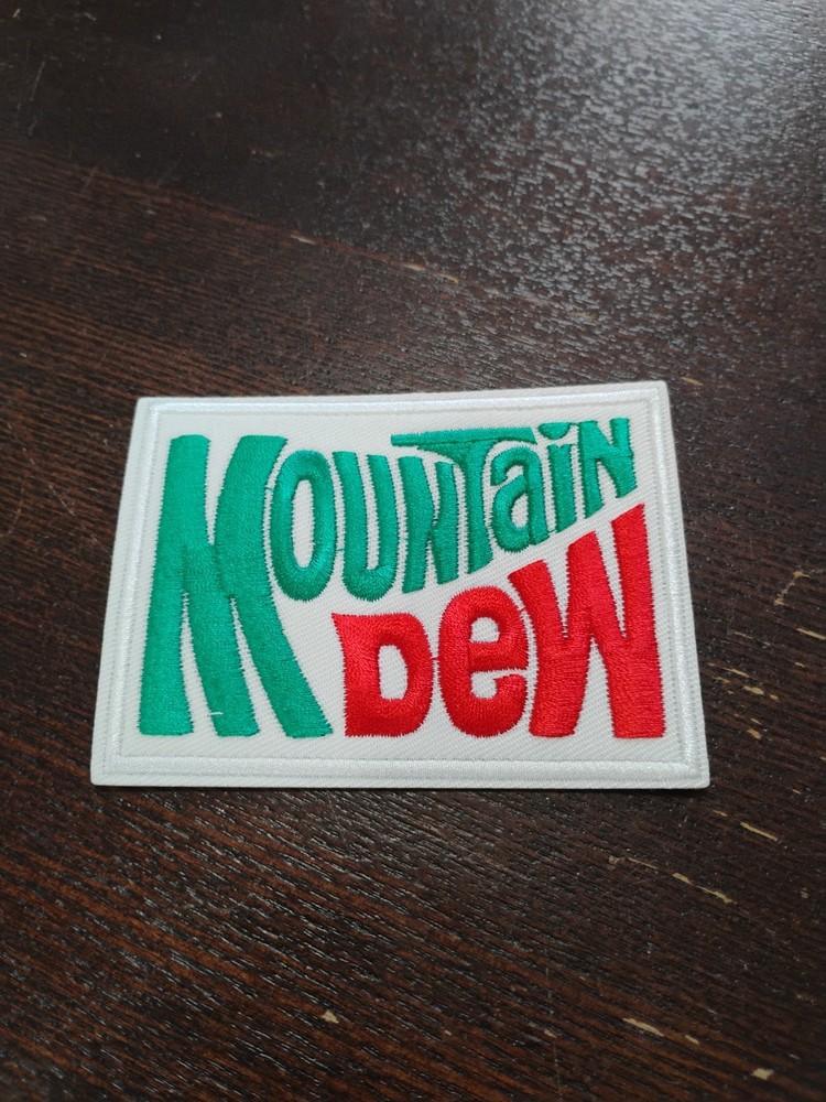 🥤🥤New Mountain Dew - Embroidered Iron on Patch