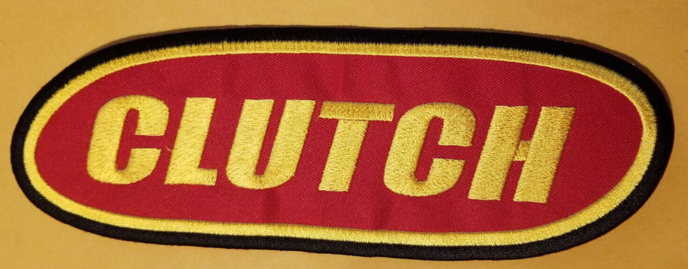 Clutch Embroidered Band Back 2.5 x 7.5" Patch *